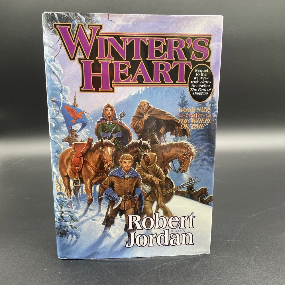 Winter's Heart Book 9 Wheel of Time Robert Jordan 1st Printing 2000 Hardcover DJ